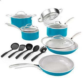 Gotham Steel 15 pc Ceramic Nonstick Cookware Set