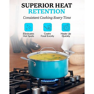 Gotham Steel 15-pc. Ceramic Nonstick Cookware Set