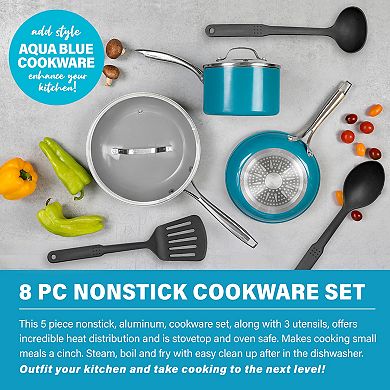 Gotham Steel 8-pc. Nonstick Cookware Set