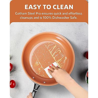Gotham Steel Professional 2-pc. Hard-Anodized Aluminum Nonstick Frying Pan Set
