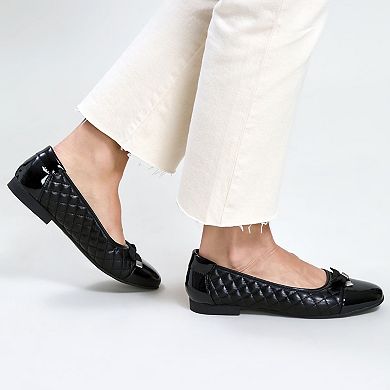 White Mountain Bocah Women's Ballet Flats Slip-On Round Toe Flats