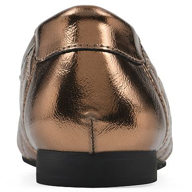 White Mountain Bocah Women's Ballet Flats Slip-On Round Toe Flats