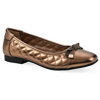 White Mountain Bocah Women's Ballet Flats Slip-On Round Toe Flats