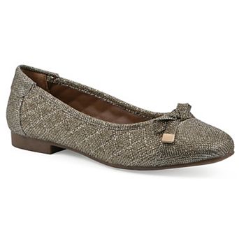 White Mountain Bocah Women's Ballet Flats Slip-On Round Toe Flats