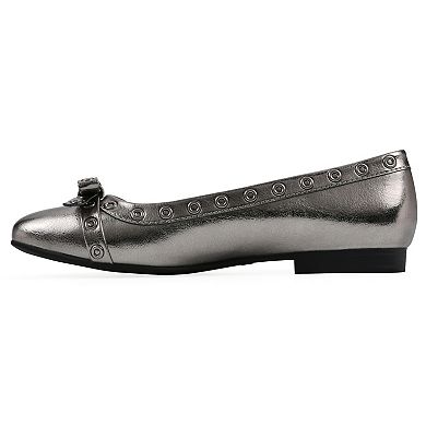 White Mountain Bodhi Women's Ballet Flats Slip-On Round Toe Flats