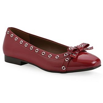 White Mountain Bodhi Women's Ballet Flats Slip-On Round Toe Flats