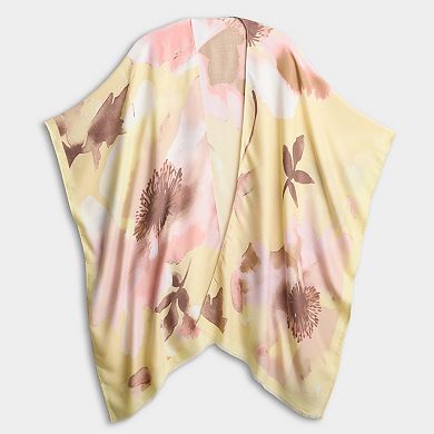 Women's Nine West Super Soft Floral Ruana