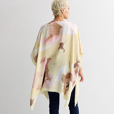 Women's Nine West Super Soft Floral Ruana