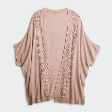 Women's Nine West Open Stitch Knit Ruana