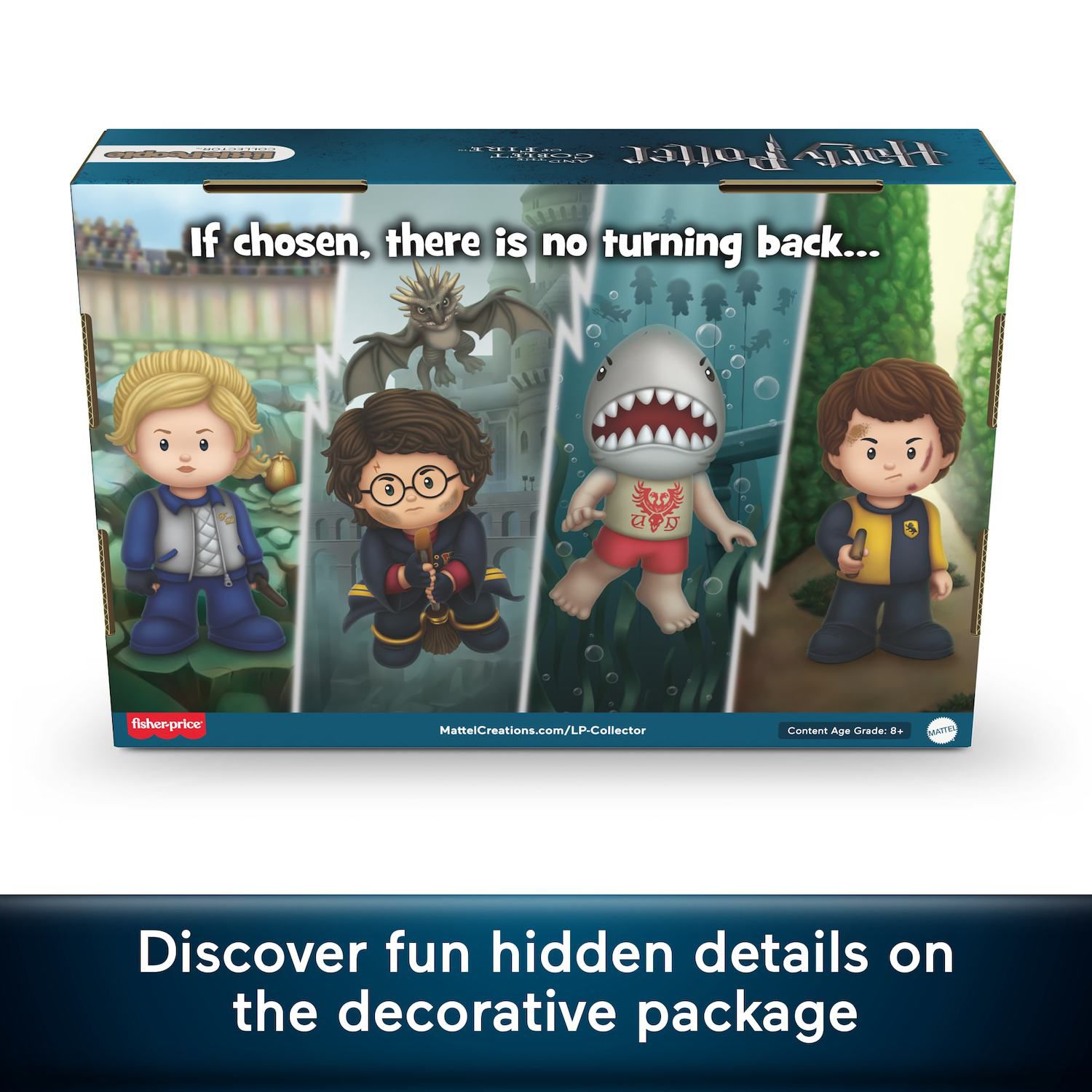 Детские фигурки Little People Collector Harry Potter 4 pc Goblet of Fire Action Figure Set — фото 4