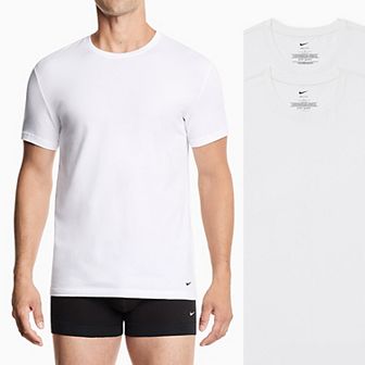 Men's Nike Cotton Stretch Short Sleeve Crewneck T-Shirts 2 pk