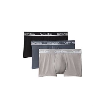 Men's Calvin Klein 3-Pack Microfiber Plus Trunks