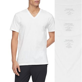 Men's Calvin Klein Cotton Classics Short Sleeve V-Neck T-Shirts 3 pk
