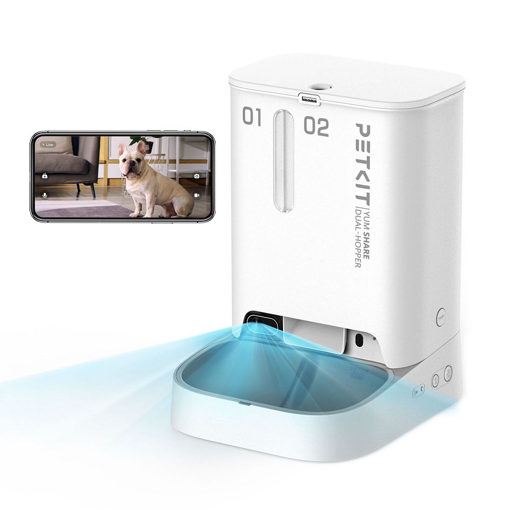 PETKIT Yumshare Dual-Hopper 自動給餌器 PETKIT YumShare Dual-Hopper Automatic Feeder with Camera