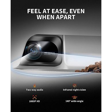 PETKIT YumShare Dual-Hopper Automatic Feeder with Camera