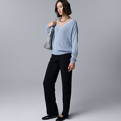 Women's Simply Vera Vera Wang V-Neck Sweater