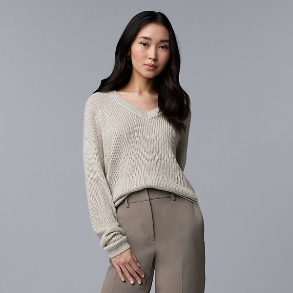 SimplyVera VERAWANG トップス Women's Simply Vera Vera Wang Drapey Surplice Top