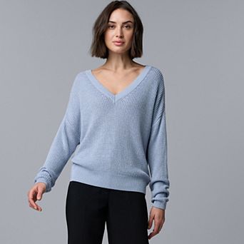 Women's Simply Vera Vera Wang V-Neck Sweater