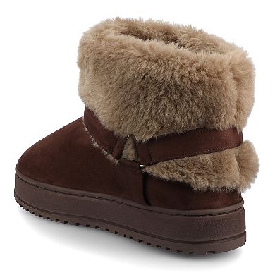 Journee Thada Women's Faux Fur Slipper Boots