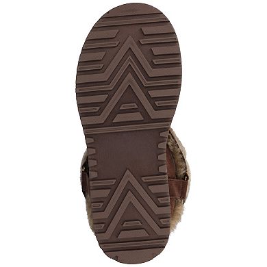 Journee Thada Women's Faux Fur Slipper Boots