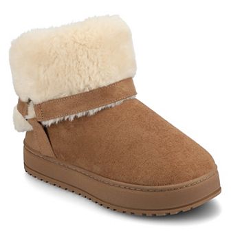 Journee Thada Women's Faux Fur Slipper Boots