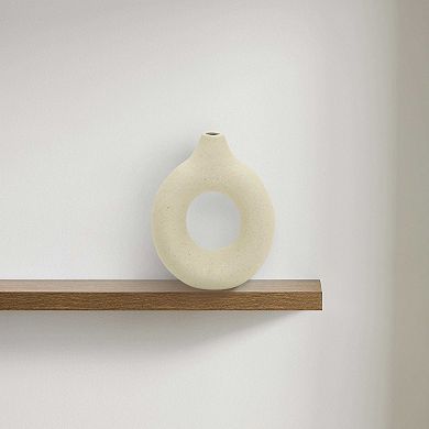 Everyday Decor Small Abstract Ceramic Vase Table Decor