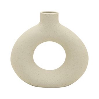 Everyday Decor Large Abstract Ceramic Vase Table Decor