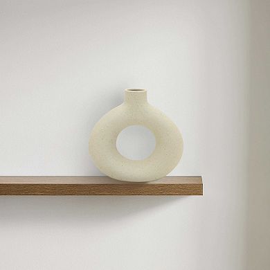 Everyday Decor Large Abstract Ceramic Vase Table Decor