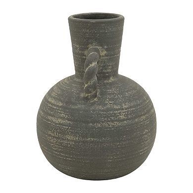 Everyday Decor Small Braided Ceramic Vase Table Decor