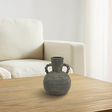 Everyday Decor Small Braided Ceramic Vase Table Decor