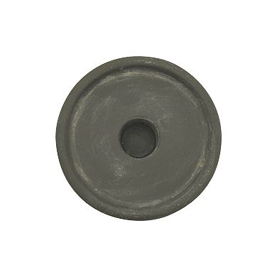 Everyday Decor Black Braided Ceramic Candle Holder