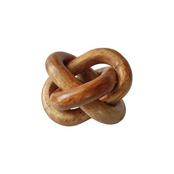 Everyday Decor Wooden Knot Table Decor
