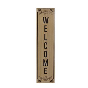 Everyday Decor "Welcome" Simple Porch Leaner Floor Decor