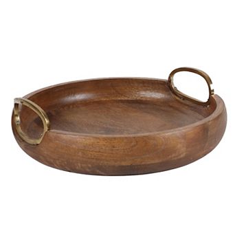 Everyday Decor Modern Mixed Material Decorative Bowl Table Decor