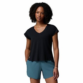Women's Columbia V-Neck Short Sleeve Tee