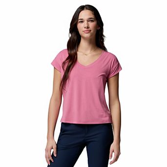 Women's Columbia V-Neck Short Sleeve Tee