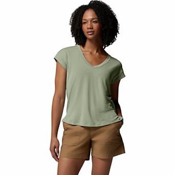 Women's Columbia V-Neck Short Sleeve Tee