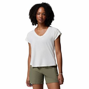 Women's Columbia V-Neck Short Sleeve Tee