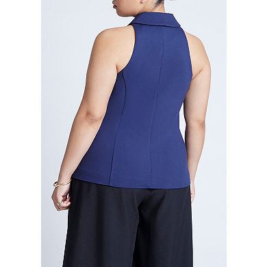 ELOQUII Women's Plus Size Halter Vest Top