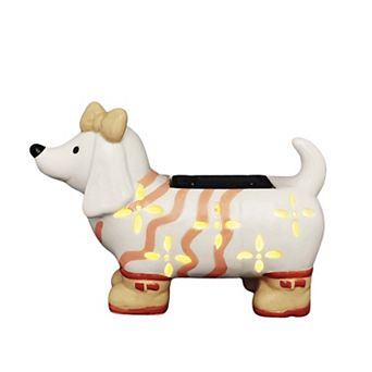 Sonoma Goods For Life® Spring Dog Solar Lantern Outdoor Decor