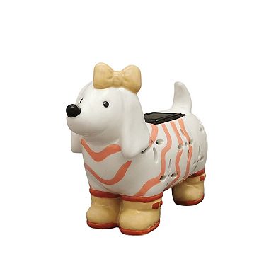 Sonoma Goods For Life® Spring Dog Solar Lantern Outdoor Decor