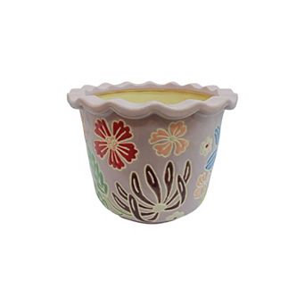 Sonoma Goods For Life® Floral Print Ceramic Planter