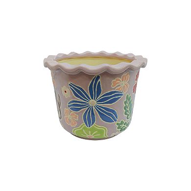 Sonoma Goods For Life® Floral Print Ceramic Planter