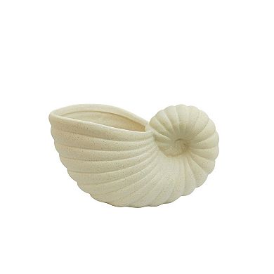 Sonoma Goods For Life® Shell-Shaped Ceramic Planter