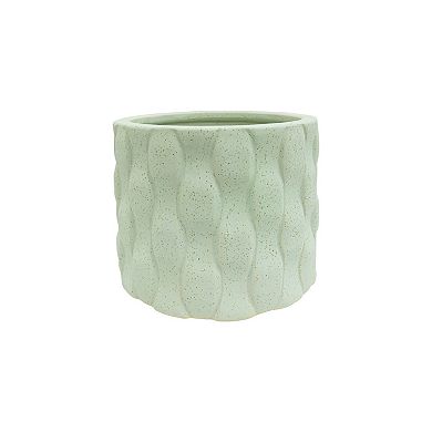 Sonoma Goods For Life® Textured Ceramic Medium Planter