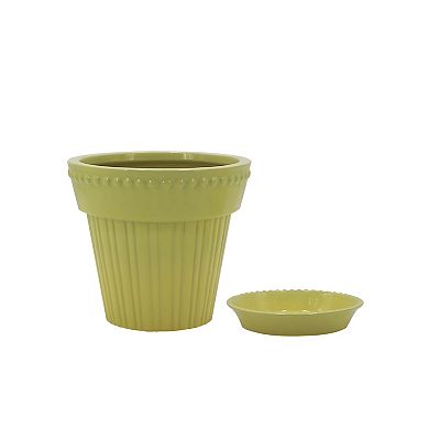 Sonoma Goods For Life® Ribbed Medium Planter