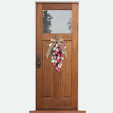 Everyday Decor Artificial Multi Tulip Teardrop Arrangement