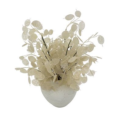 Everyday Decor Artificial Lunaria Textured Vase