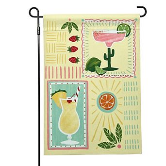 Sonoma Goods For Life® Happy Hour Garden Flag