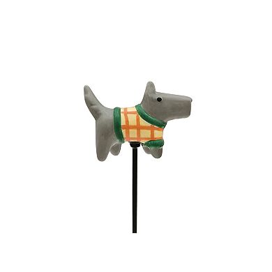 Sonoma Goods For Life® Ceramic Dog Pot Stake Outdoor Decor